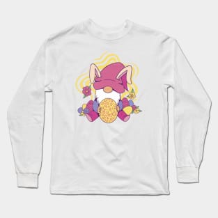 Easter Bunny Spring Gnome Easter Egg Hunting And Basket Gift Long Sleeve T-Shirt